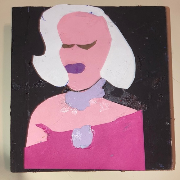 MARILYN ON BLACK - Original Art - Picture 2 of 2